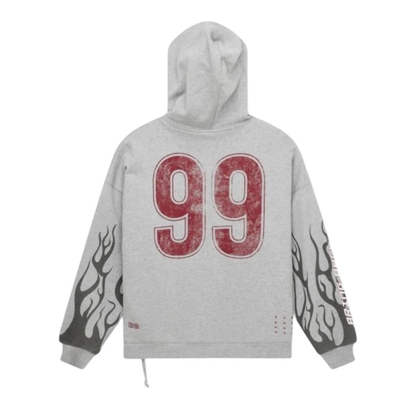 Ksubi Stinger Ekcess Zip Up (Grey Marble) - Preowned