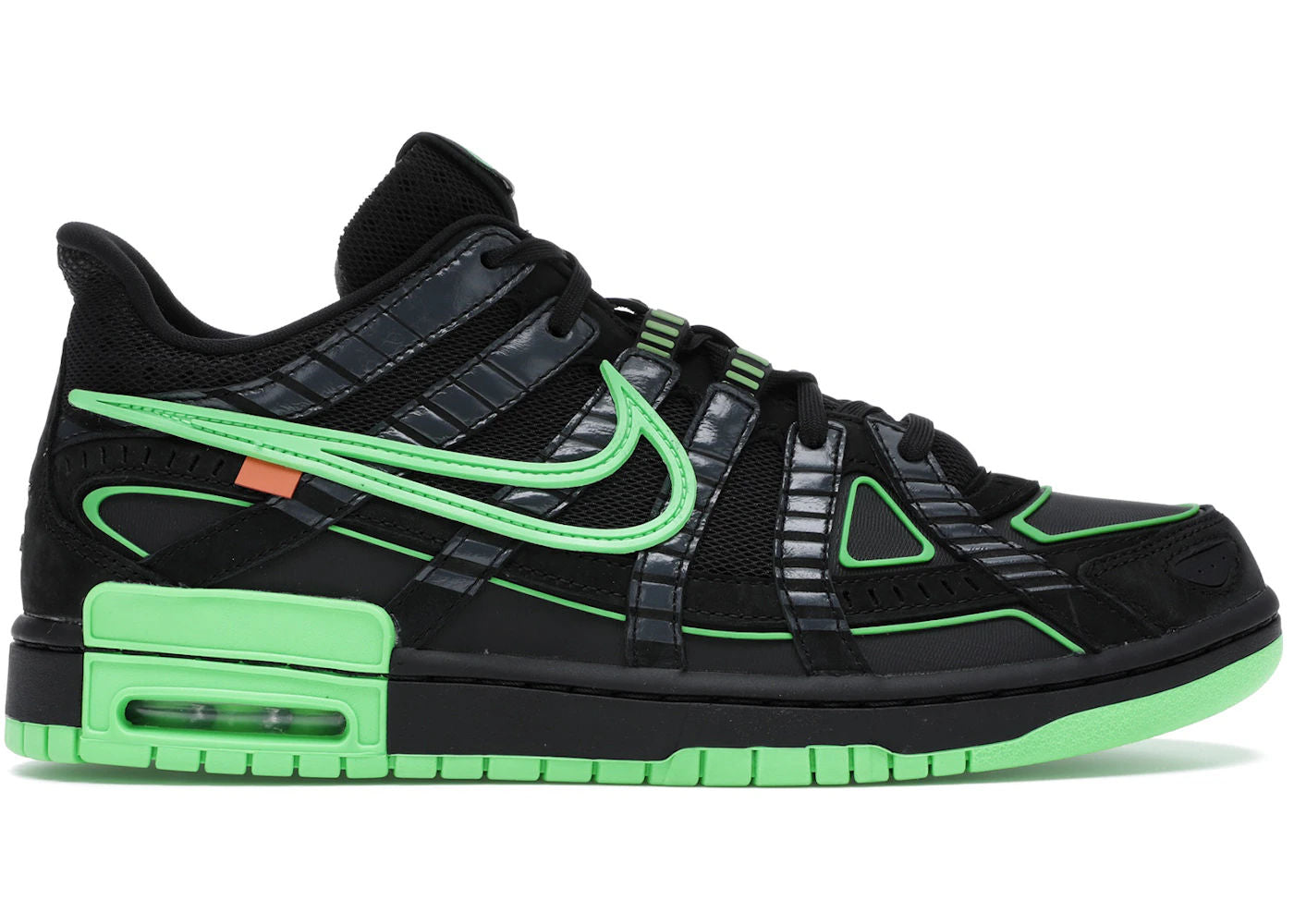 Nike Air Rubber Dunk Off-White Green Strike - Preowned