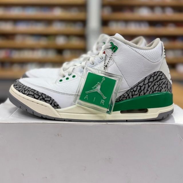 Jordan 3 Retro Lucky Green (Women's) - Preowned