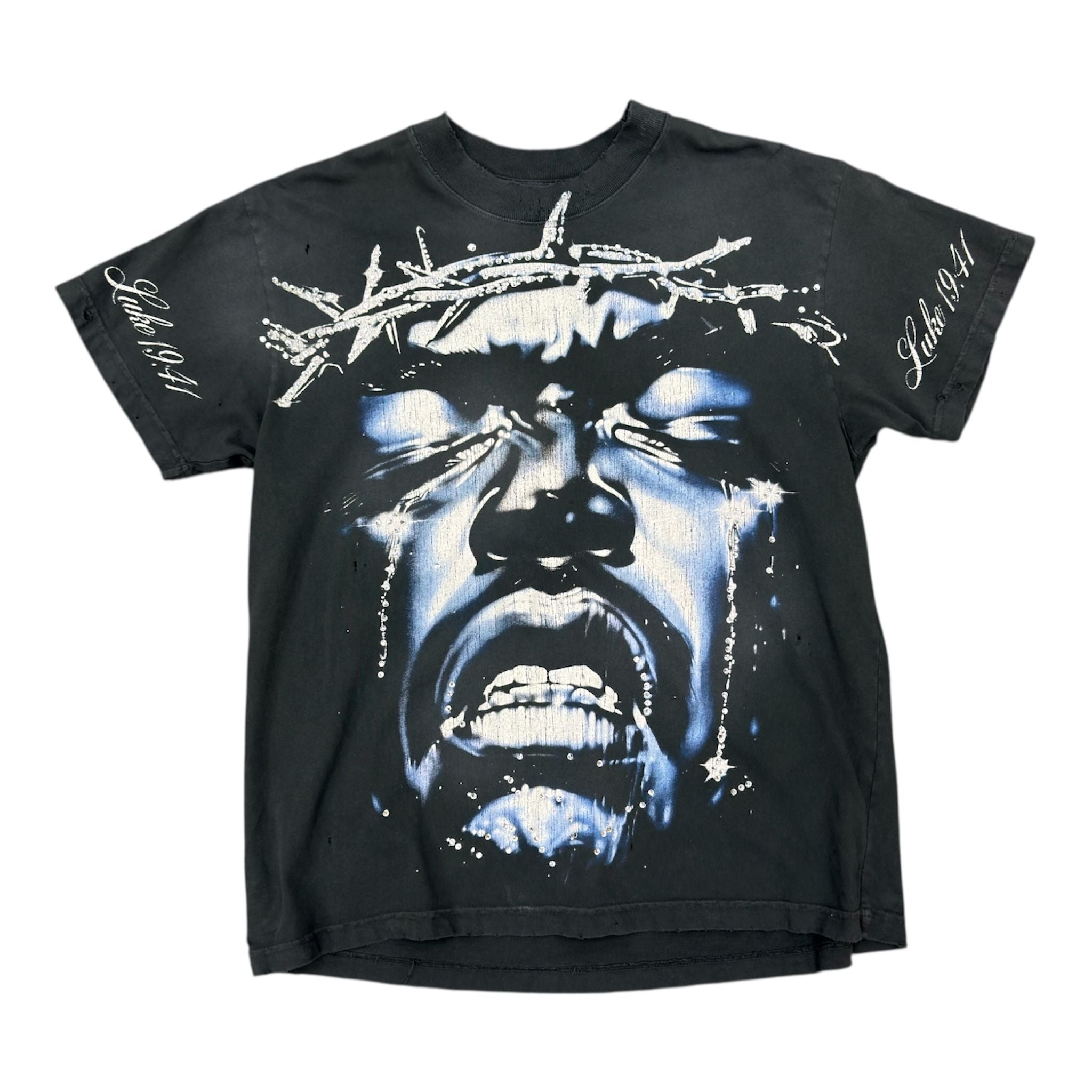 Hellstar Jesus Wept T-Shirt Black - Preowned