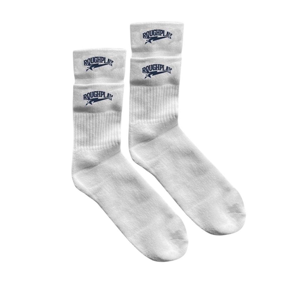 Roughplay Socks (White/Navy)