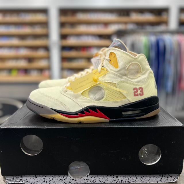 Jordan 5 Retro Off-White Sail - Preowned
