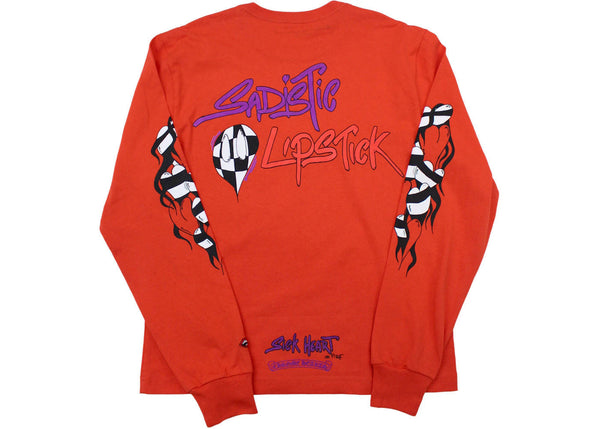 Chrome Hearts Matty Boy Sadistic Lipstick L/S T-shirt Red - Preowned