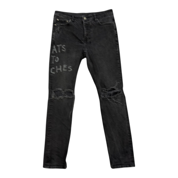 Ksubi Chitch Jean Riches Trashed (Black) - Preowned