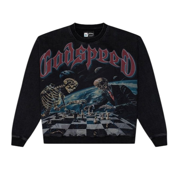 Godspeed Checkmate Sweatshirt (Black)