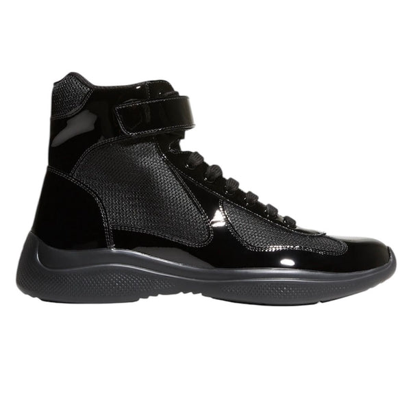 Prada America's Cup High Sneaker (Black)