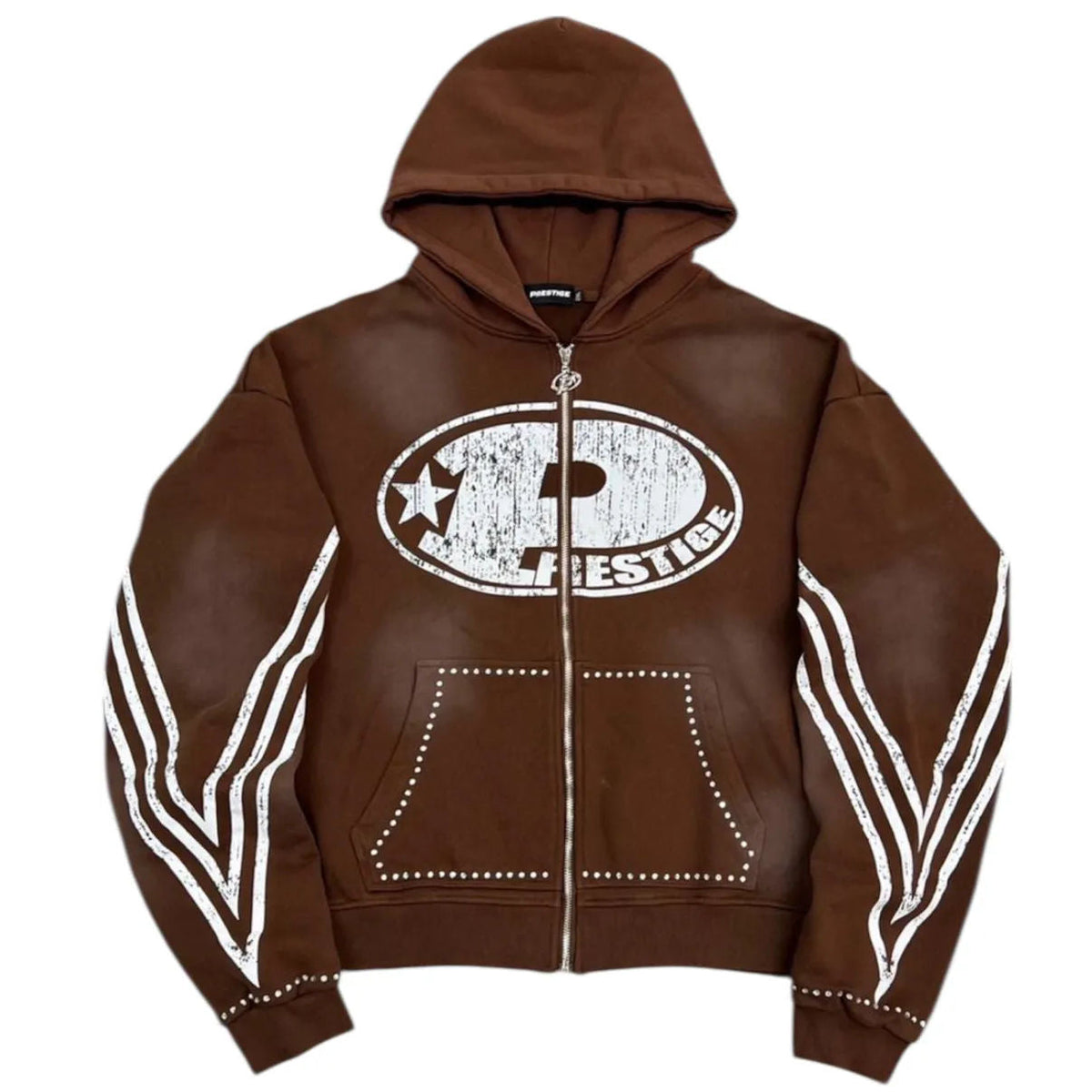 Prestige Big P Hoodie (Brown) - Preowned