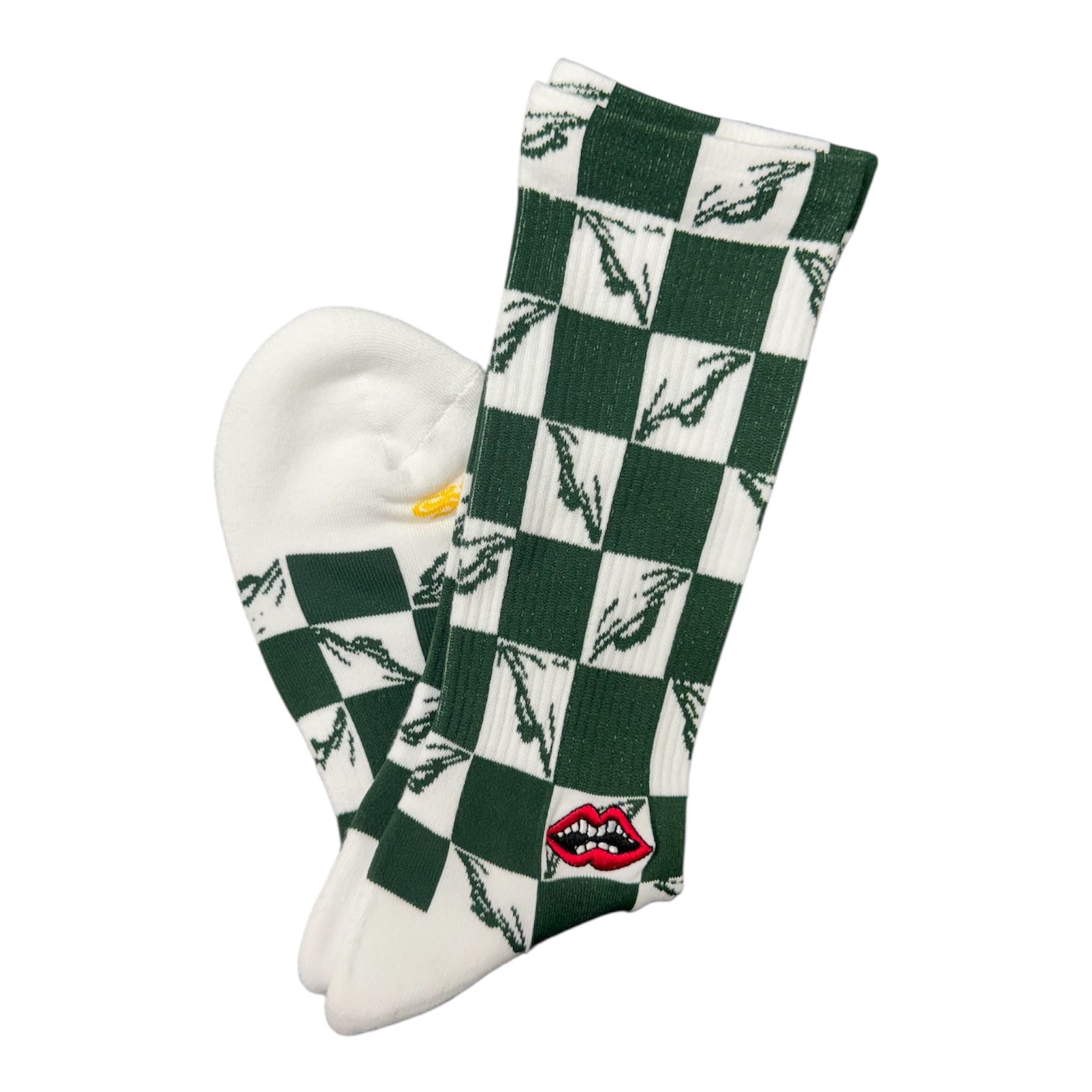 Chrome Hearts Matty Boy 99 Eyes Socks (Green)