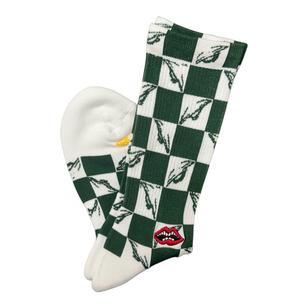 Chrome Hearts Matty Boy 99 Eyes Socks (Green)