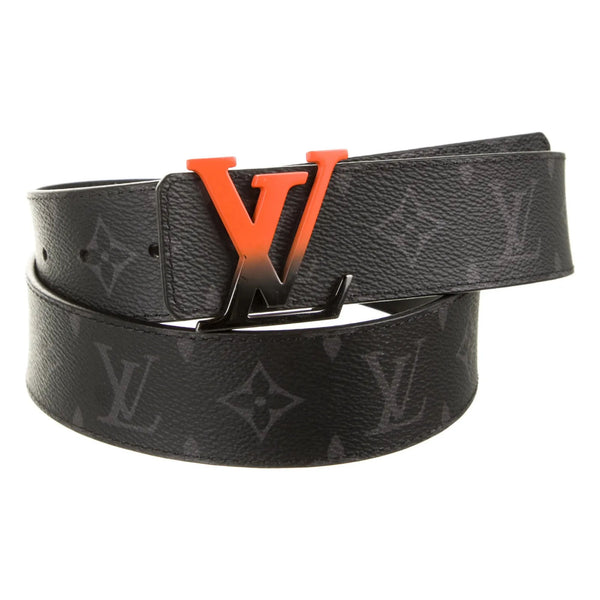Louis Vuitton Spray Initiales Belt Monogram Eclipse (Black/Gray) - Preowned
