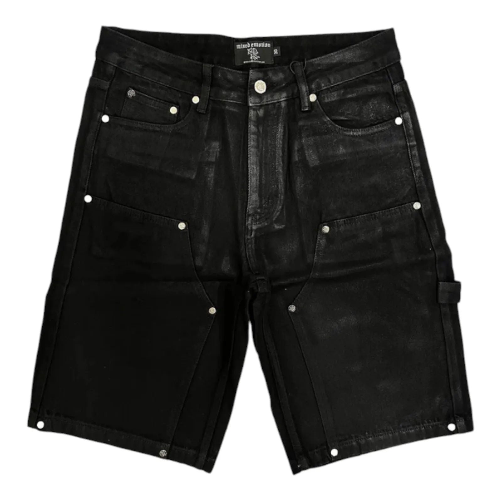 Mixed Emotion Worker Wax Shorts (Black)