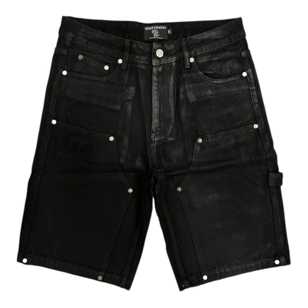 Mixed Emotion Worker Wax Shorts (Black)