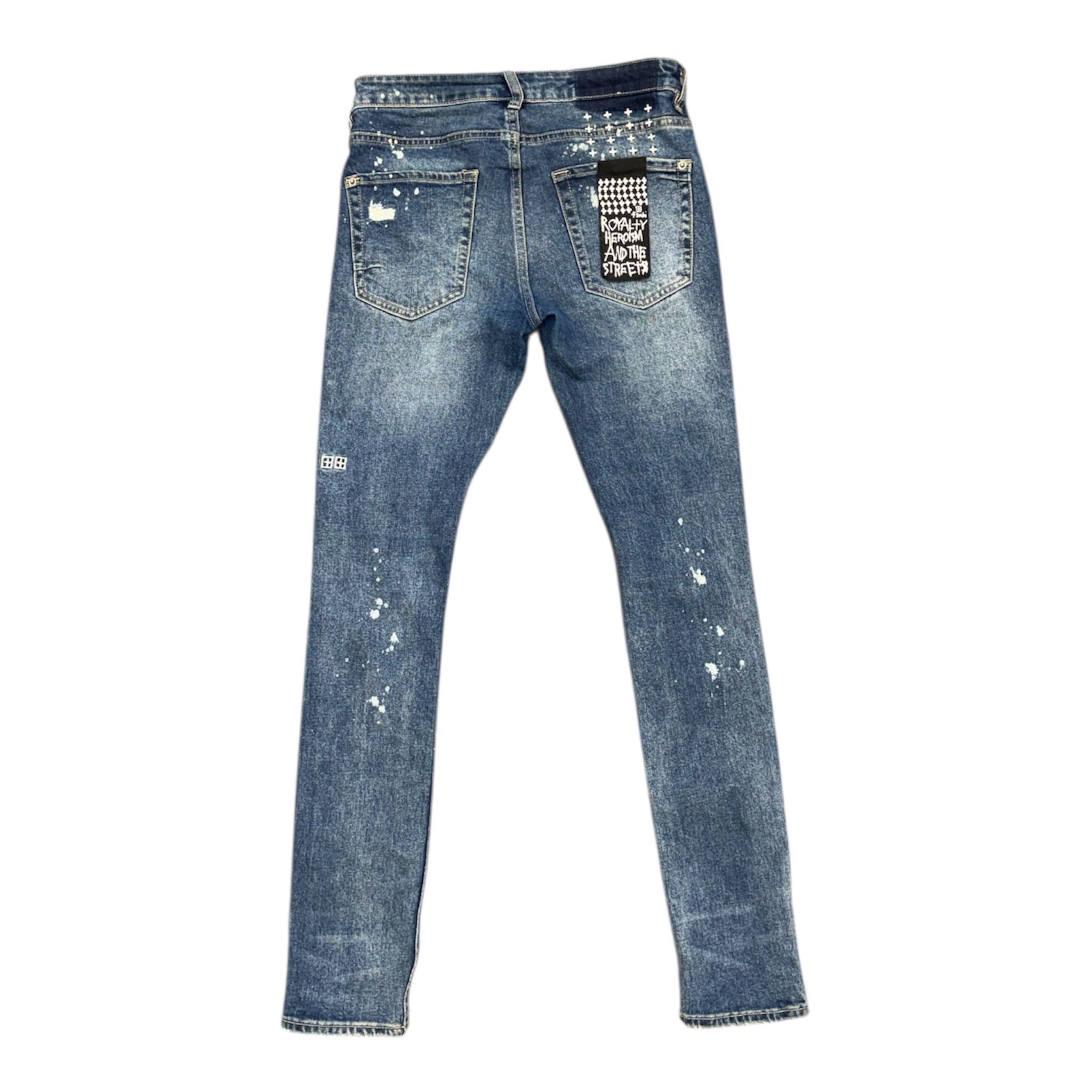 Ksubi Van Winkle Kulture Thrashed Jean (Blue) - Preowned