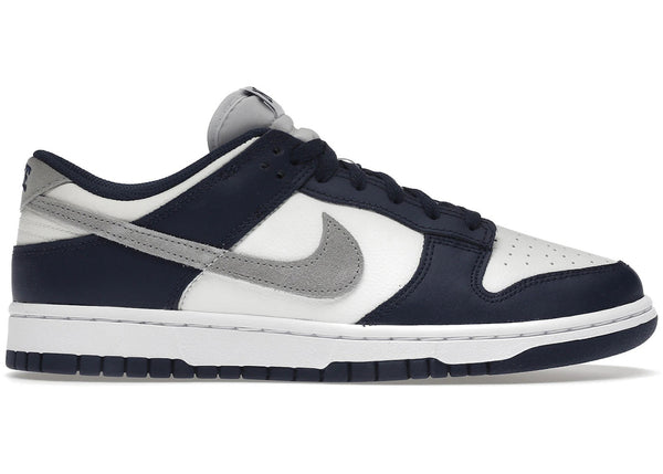 Nike Dunk Low Summit White Midnight Navy - Preowned