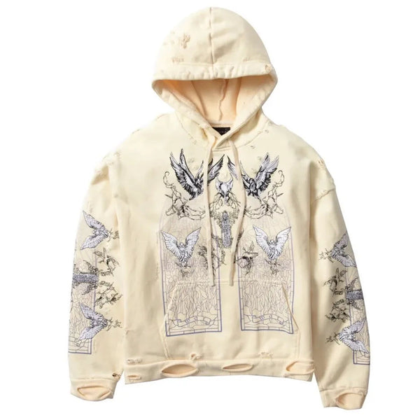 Who Decides War Acension Hooded Pullover (Cloud)