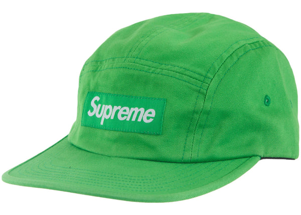 Supreme Washed Chino Twill Camp Cap (SS24) Green - Preowned