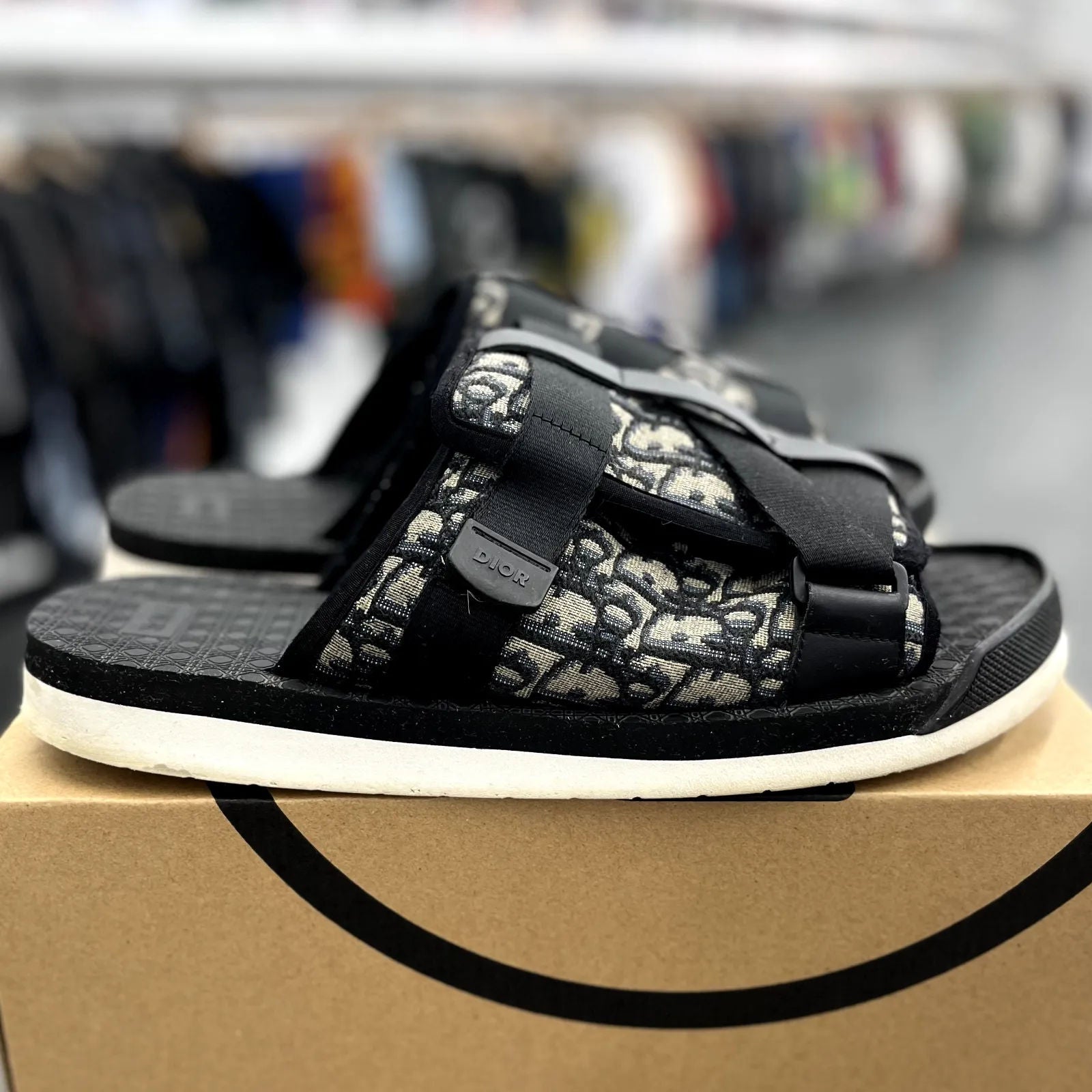 Dior Alpha Sandal (Oblique) - Preowned