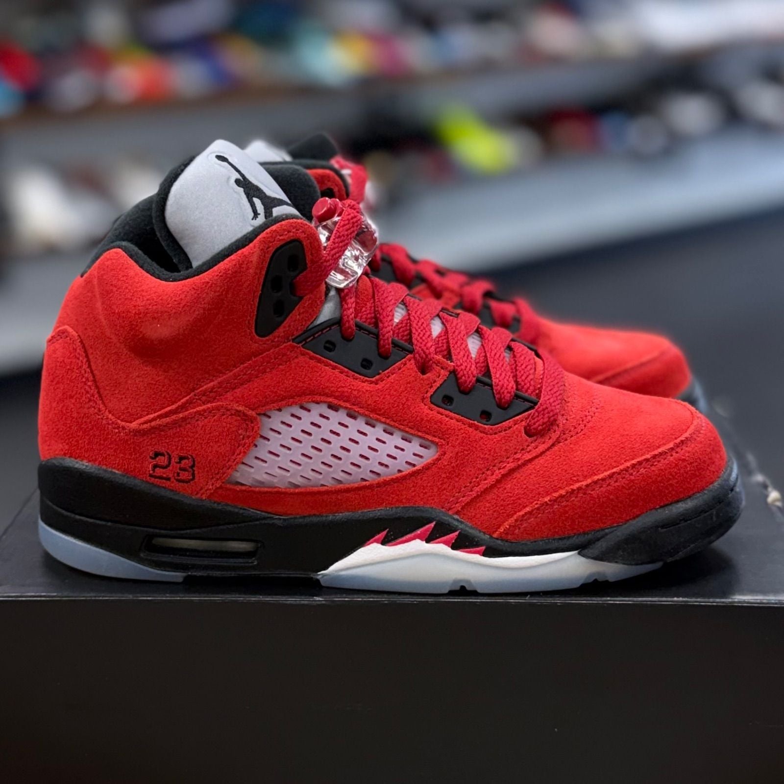 Jordan 5 Retro Raging Bull Red (2021) (GS) - Preowned
