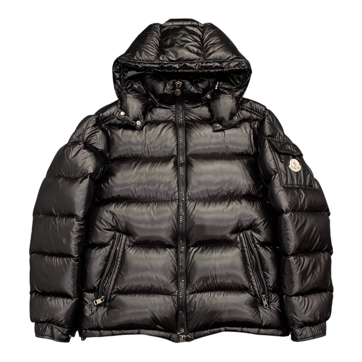 Moncler Maya Short Down Jacket (Black) - Preowned