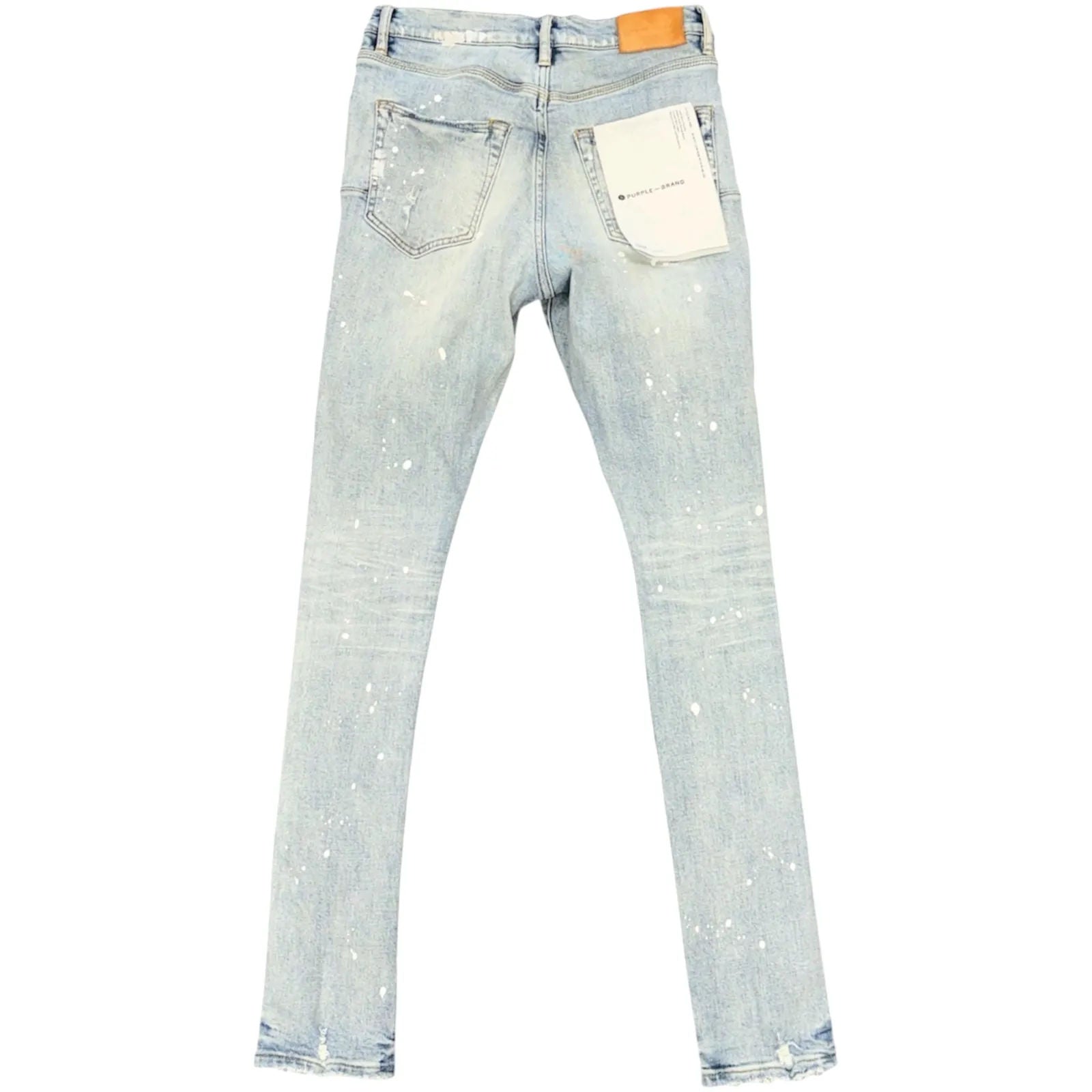 Purple Brand P.001 Spotted Distressed Jeans (Light Wash) - Preowned