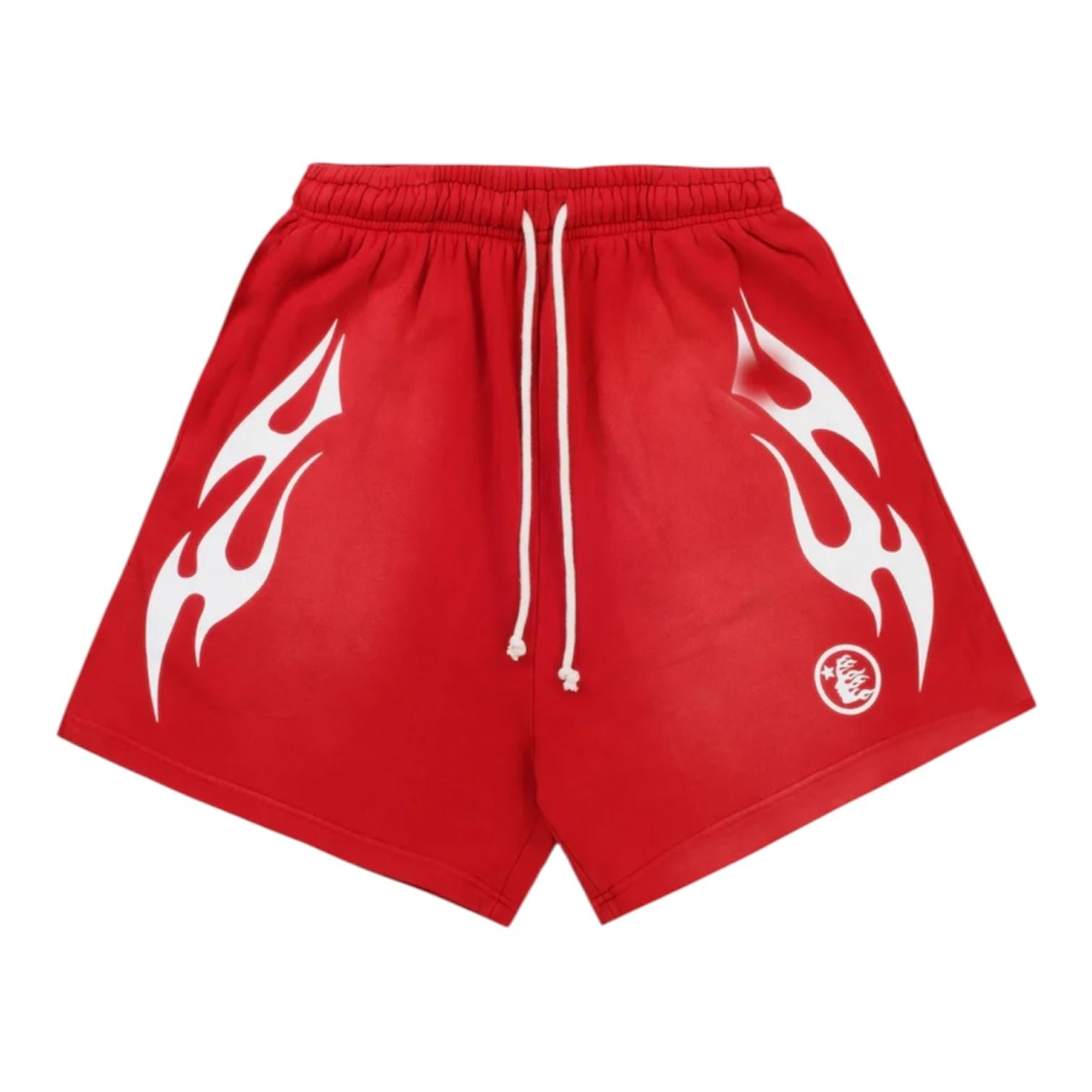 Hellstar Flame Shorts (Red/White)
