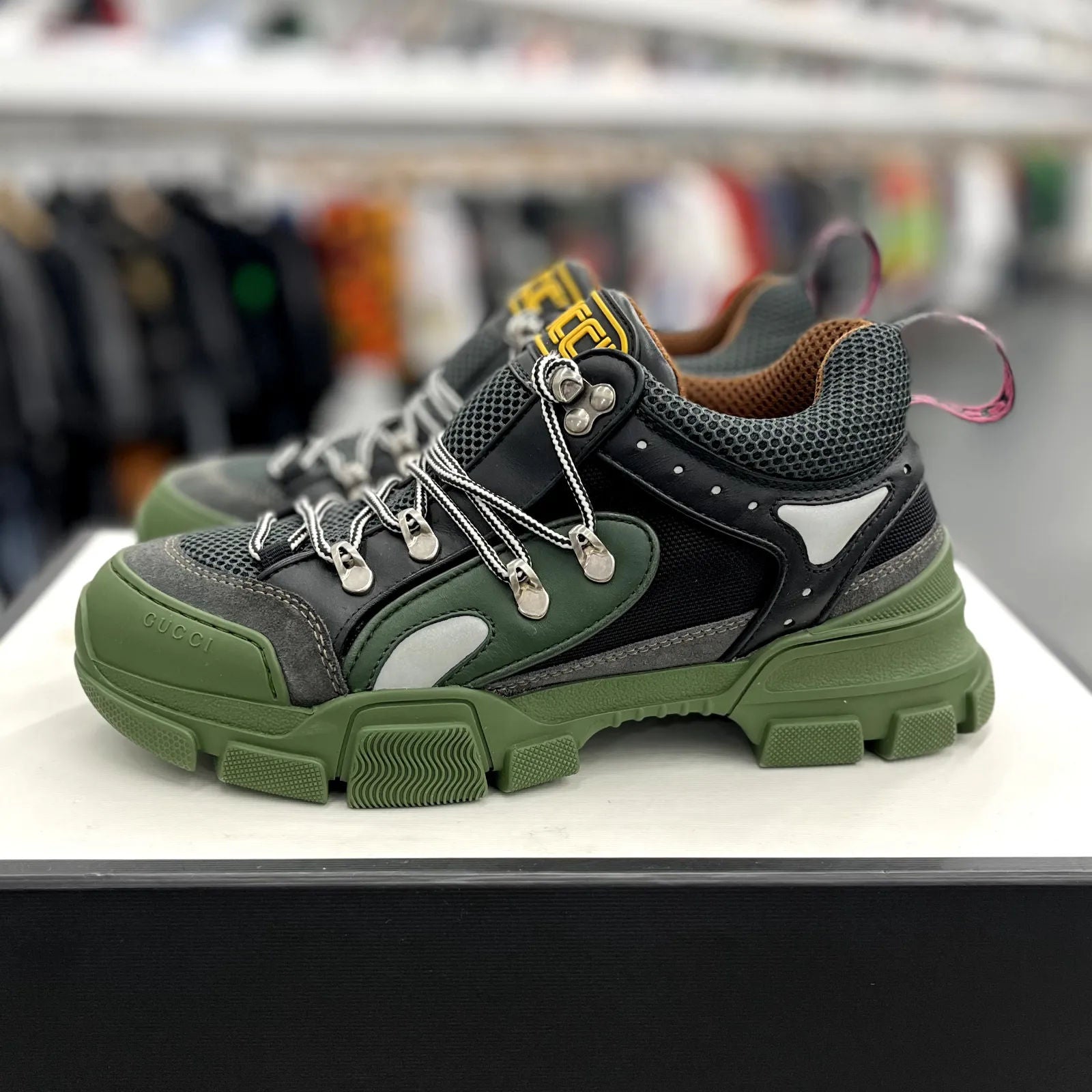 Gucci Flashtrek SEGA Green - Preowned