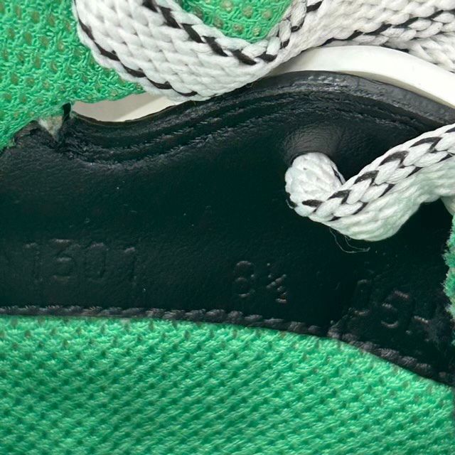 Gucci High Top Basket Sneakers Green Demetra - Preowned