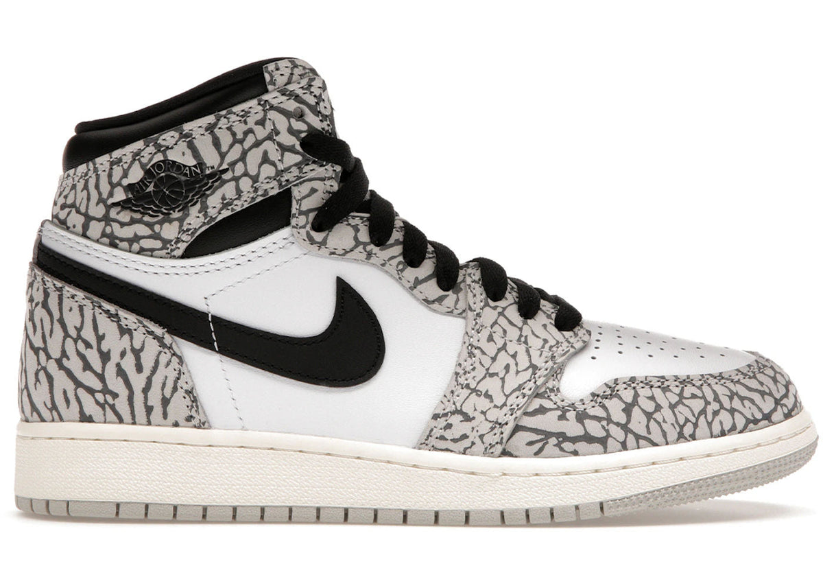 Jordan 1 Retro High OG White Cement (GS) - Preowned