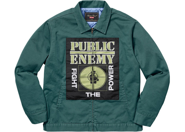 Supreme UNDERCOVER/Public Enemy Work Jacket Dusty Teal - Preowned