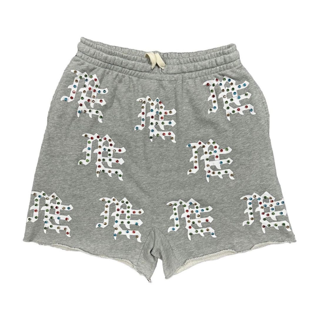 Mixed Emotion ME Logo Shorts (Grey) - Preowned