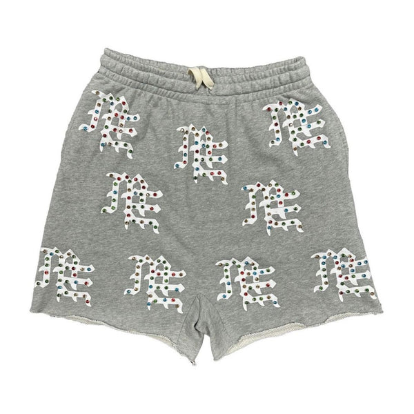 Mixed Emotion ME Logo Shorts (Grey)