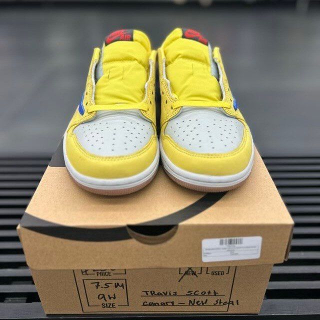 BRAND NEW STEAL - Jordan 1 Retro Low OG SP Travis Scott Canary (Women's)