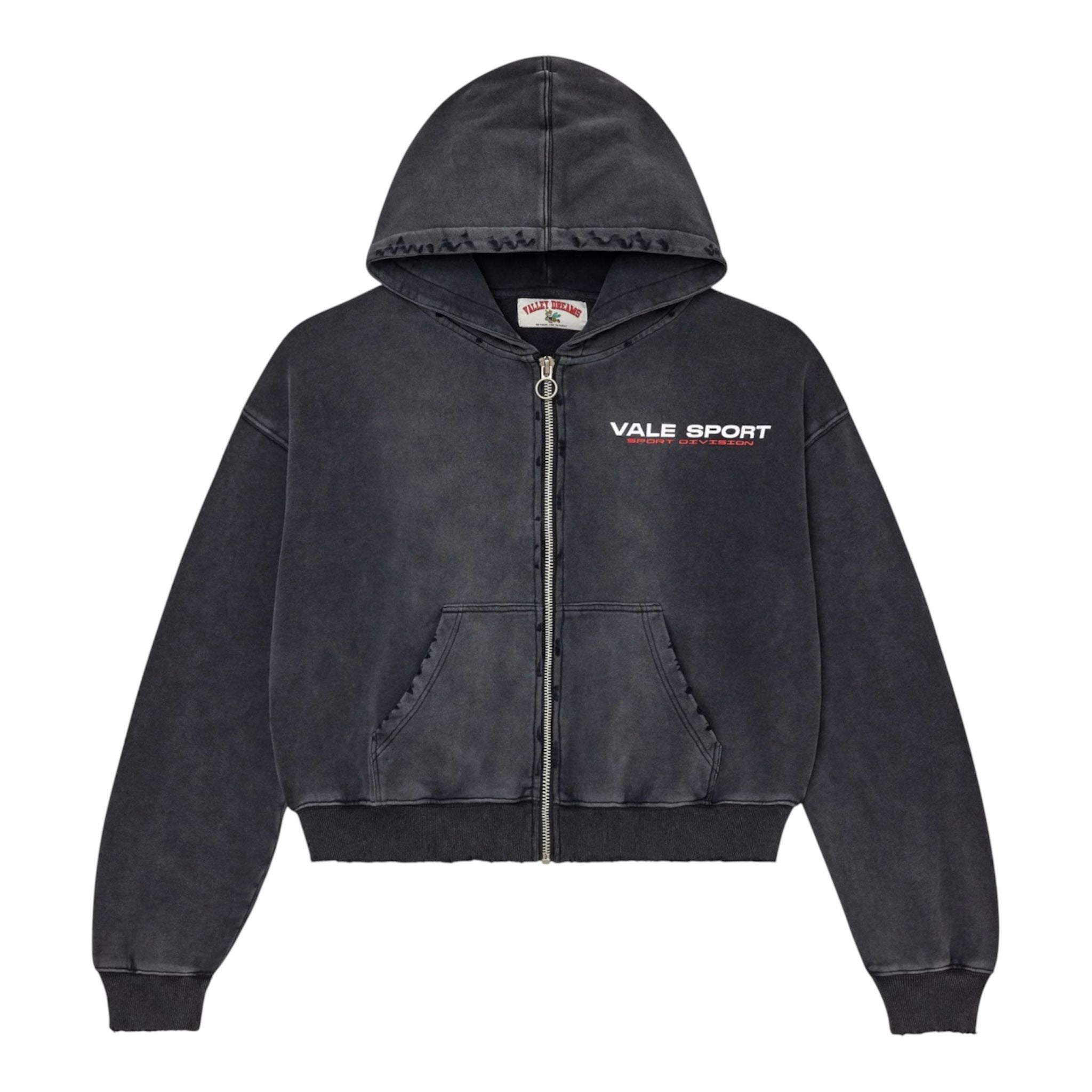 Vale Forever Staple Zip Up Hoodie (Black)