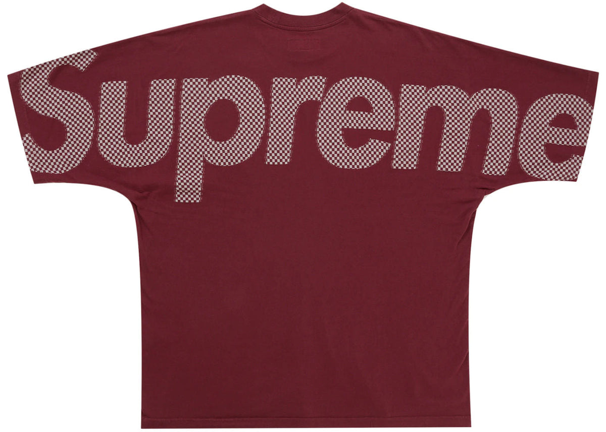 Supreme Checkerboard Intarsia S/S Top Red