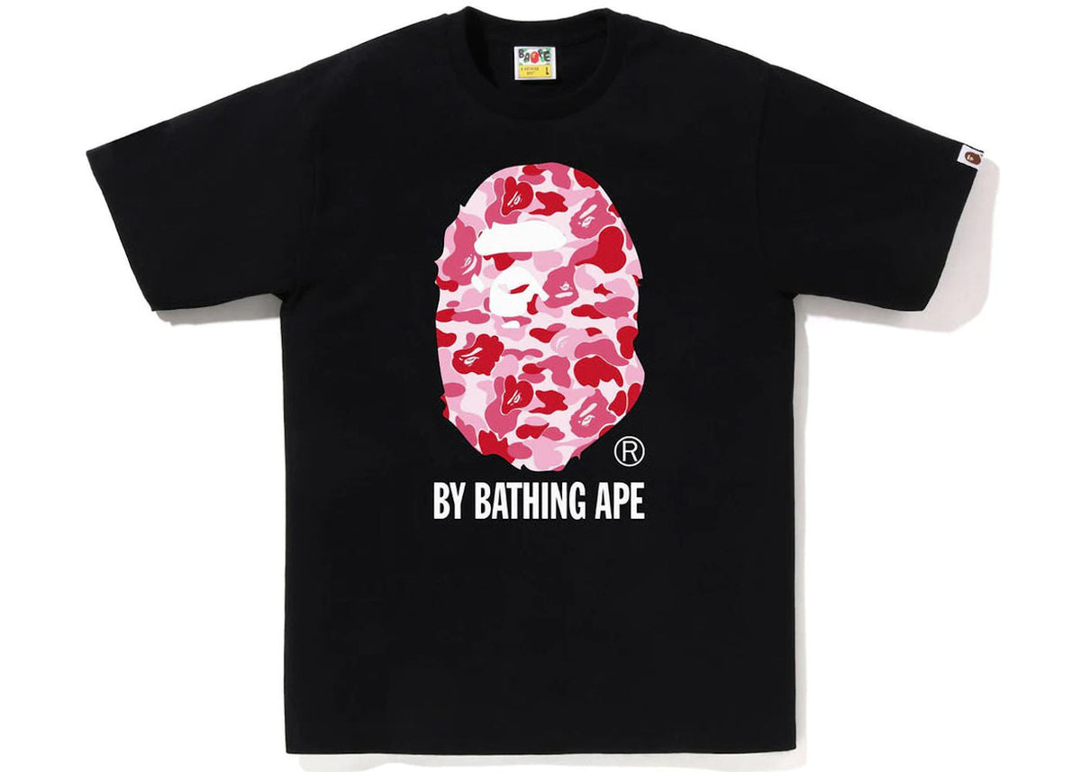 BAPE ABC Camo By Bathing Ape Tee (Black/Pink)