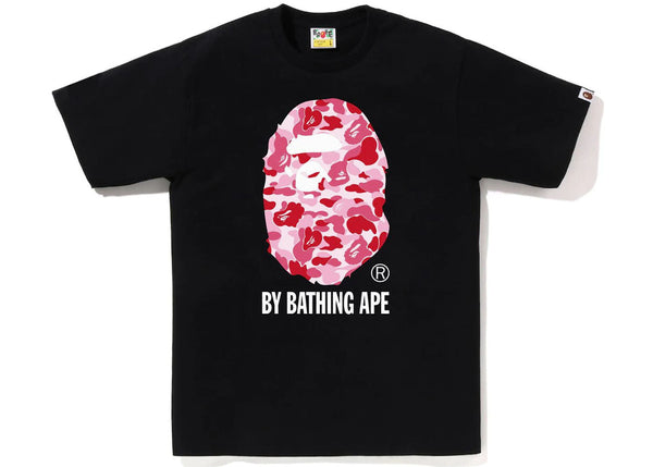 BAPE ABC Camo By Bathing Ape Tee (Black/Pink)