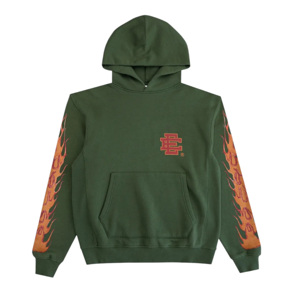 Eric Emanuel Basic Flame Hoodie (Olive)
