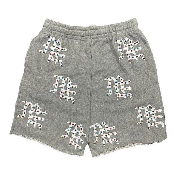 Mixed Emotion ME Logo Shorts (Grey) - Preowned
