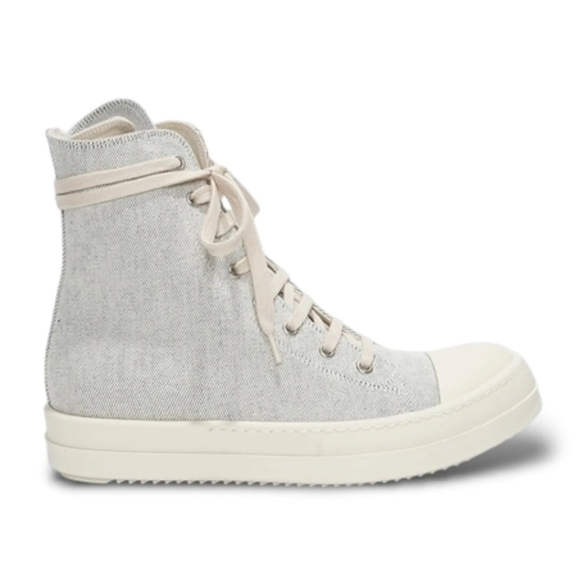 Rick Owens DRKSHDW Melange High Top Sneaker Melange Milk - Preowned