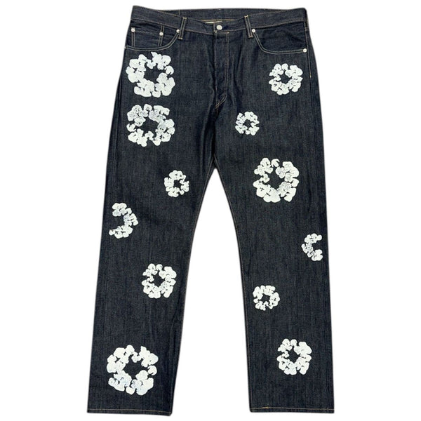 Denim Tears x Levi's Cotton Wreath Jean Indigo - Preowned
