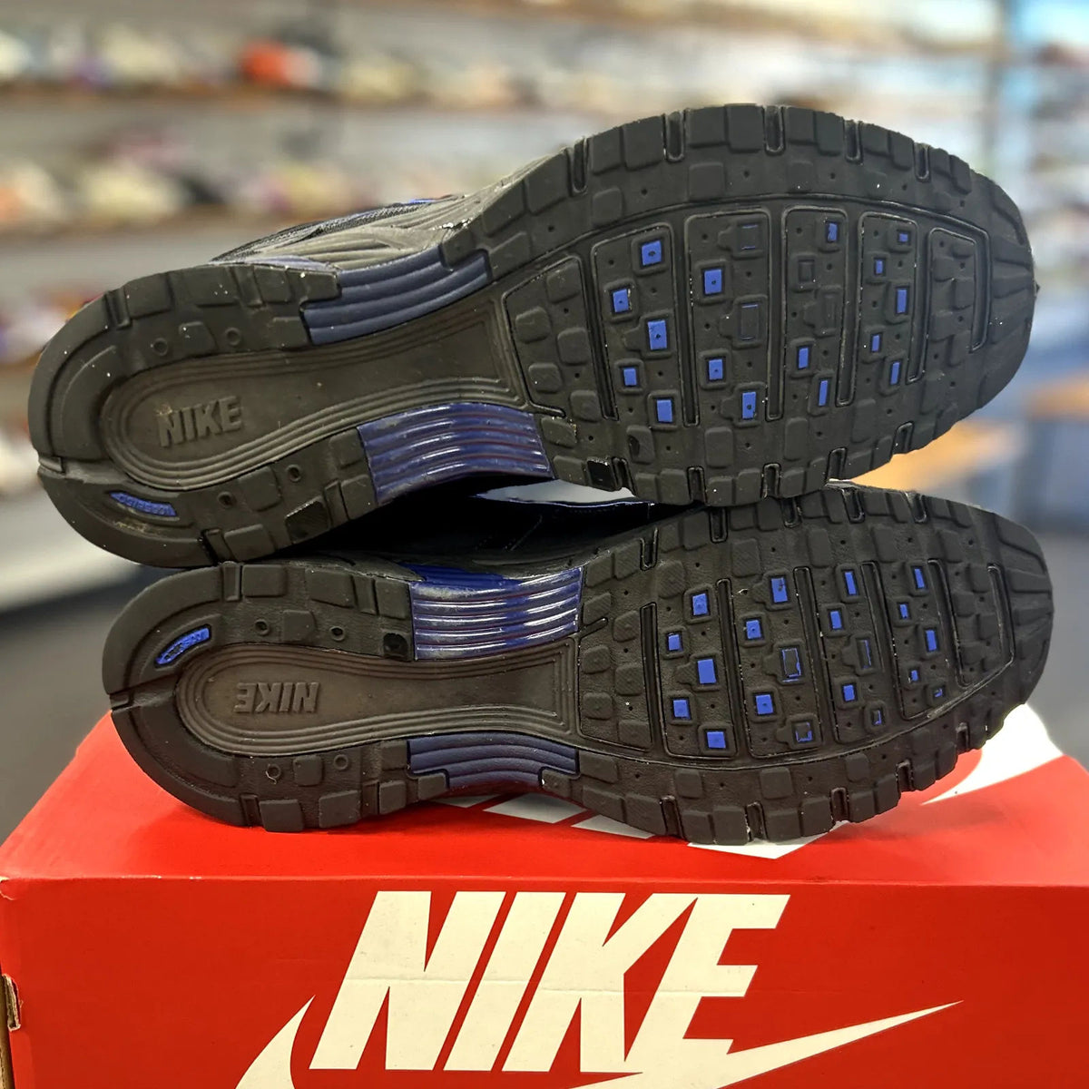 Nike P-6000 Black Anthracite Blue Void - Preowned
