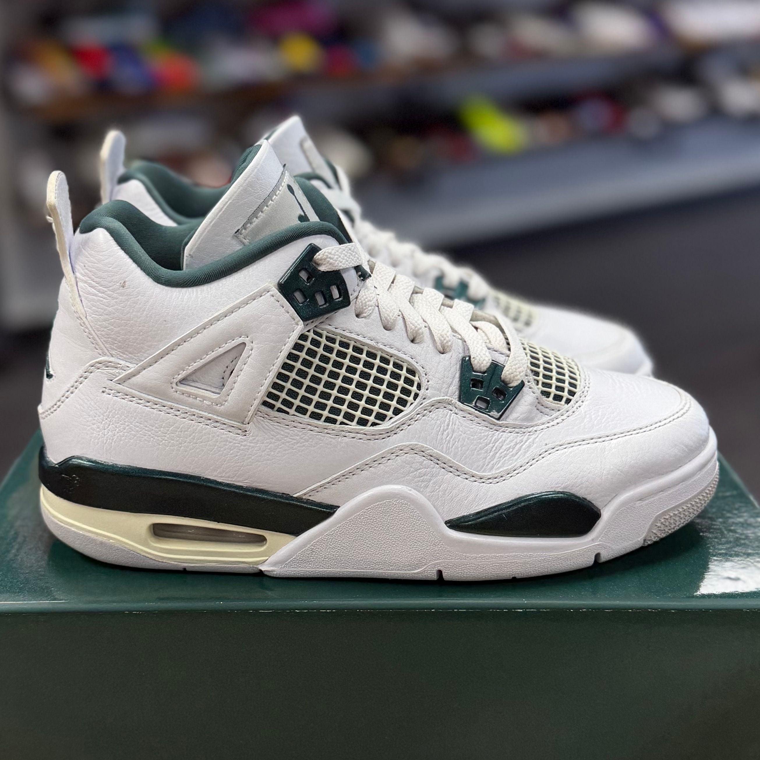 Jordan 4 Retro Oxidized Green (GS) - Preowned