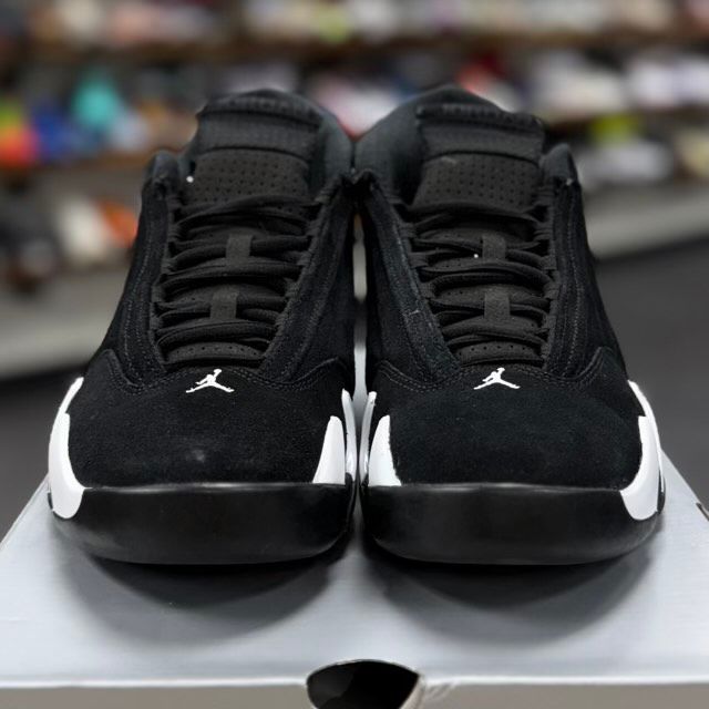Jordan 14 Retro Black White - Preowned