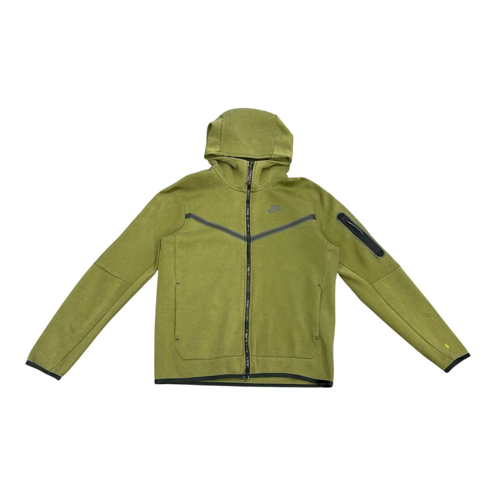 Nike Tech Fleece Hoodie (Olive) - Preowned