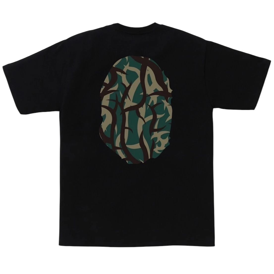 Bape Trial Camo Big Ape Head Tee (Black/Green)