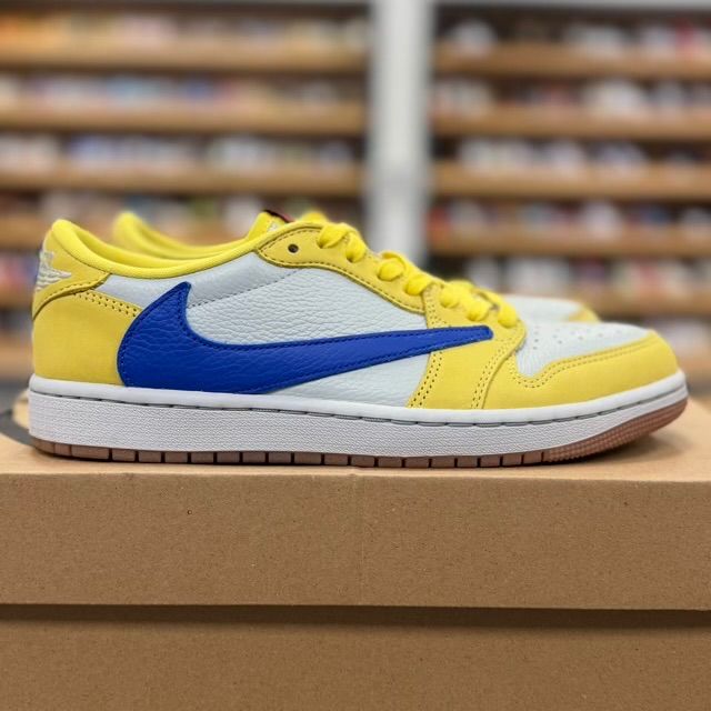 Jordan 1 Retro Low OG SP Travis Scott Canary (Women's) - Preowned