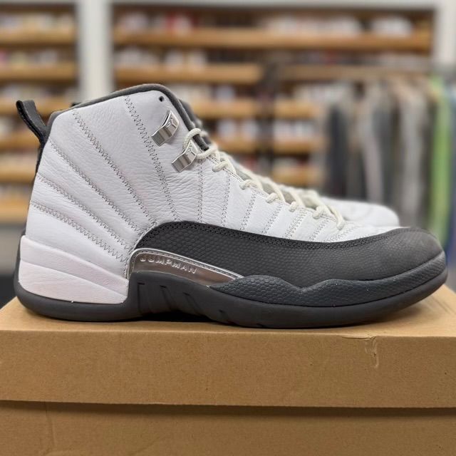 Jordan 12 Retro White Dark Grey - Preowned
