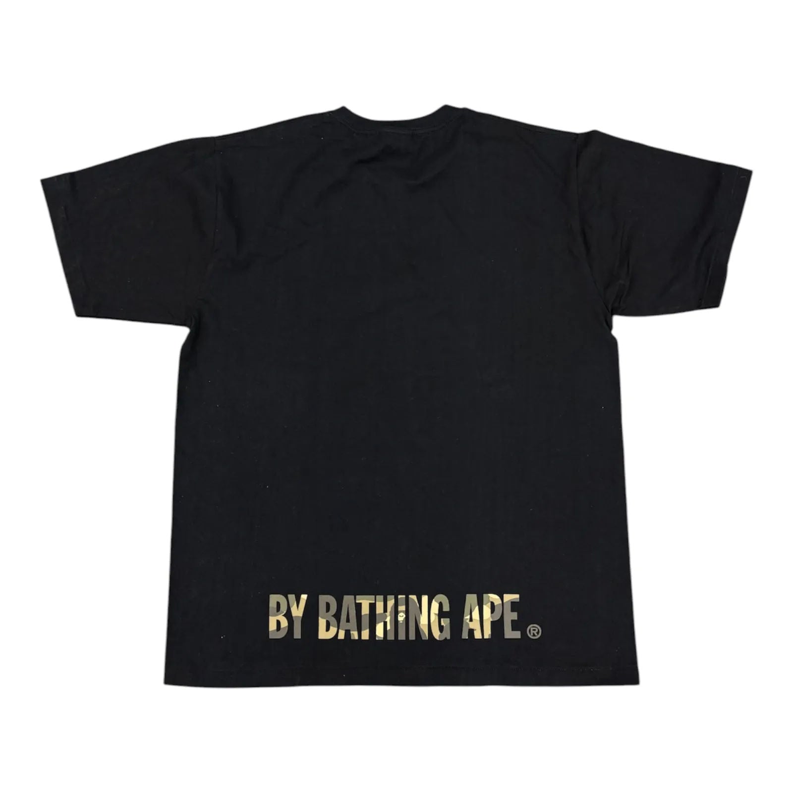 Bape Ape Face Tee (Black/Camo) - Preowned