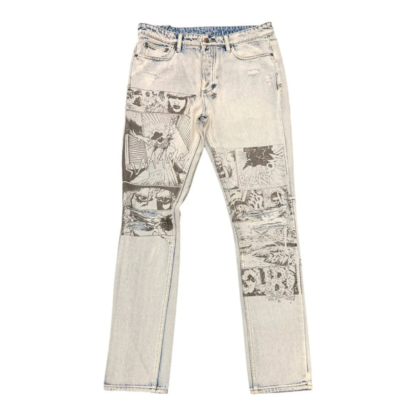 Ksubi Chitch Comik Jeans (Light Blue) - Preowned
