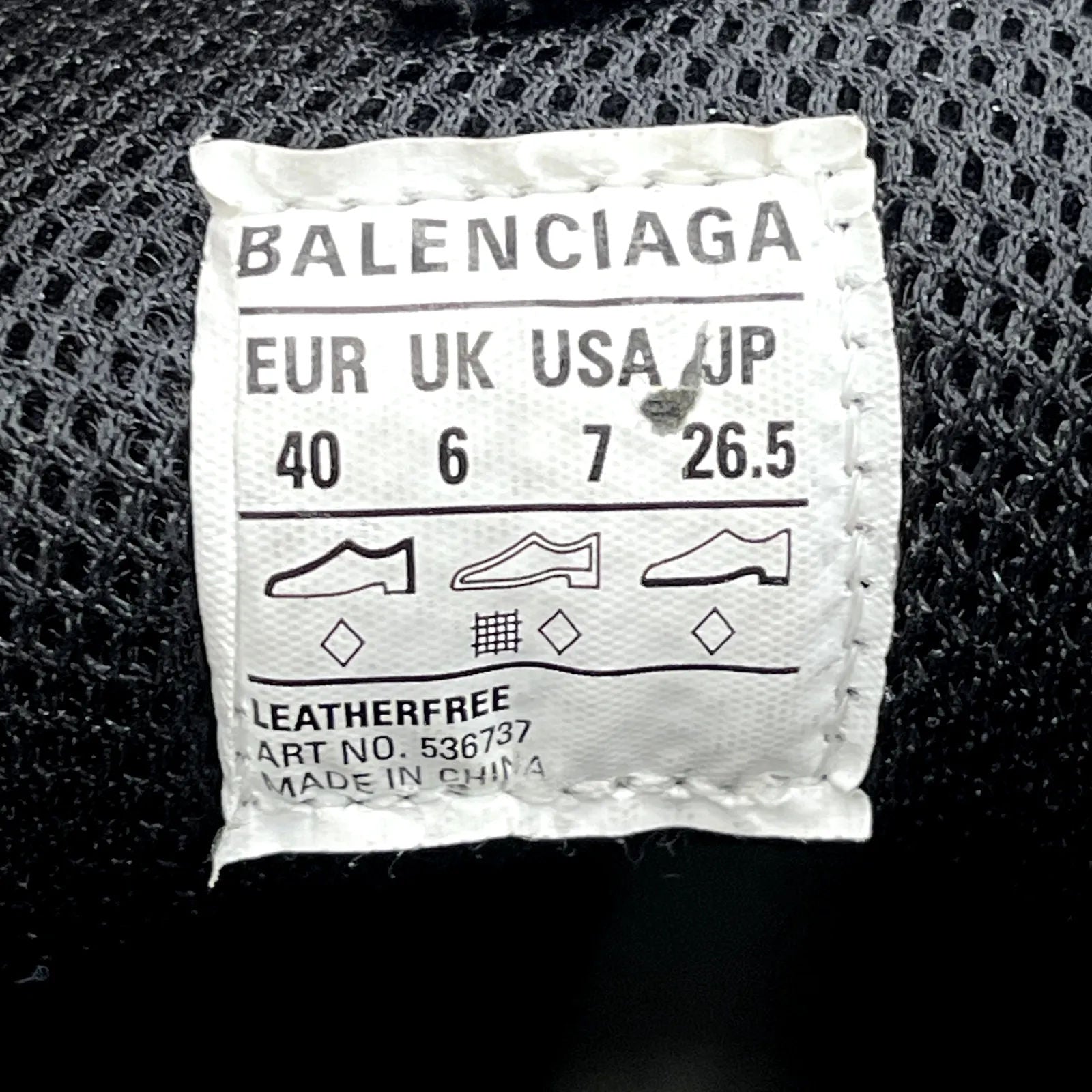 Balenciaga Triple S All Over Logo Print - Preowned